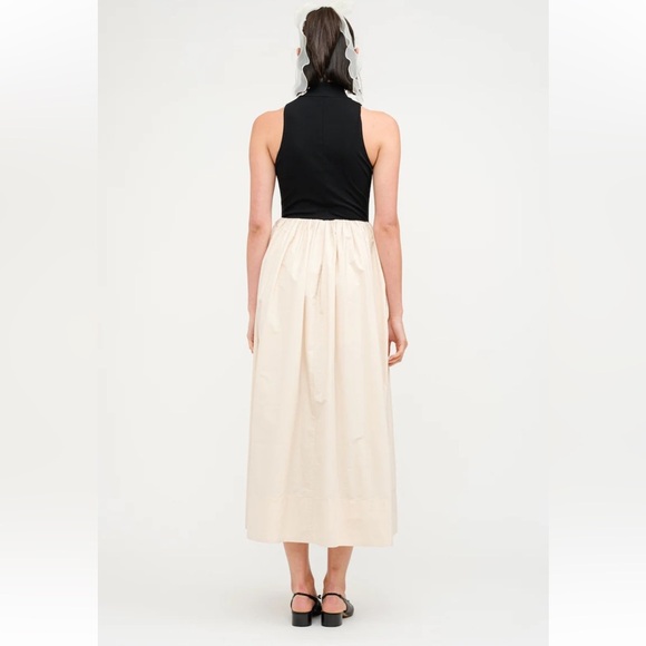 Love the Label Black turtleneck dress with off white skirt size small w pockets - Picture 2 of 5